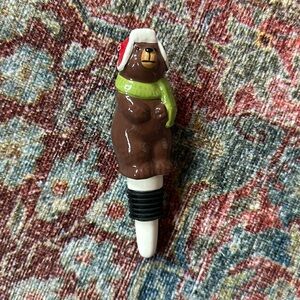 Winter Bear Wine Stopper